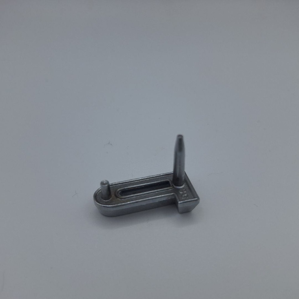 Metal Letter P Emblem 3B Vintage 60s 70s Badge Silver Tone Car Emblem - Picture 3 of 5